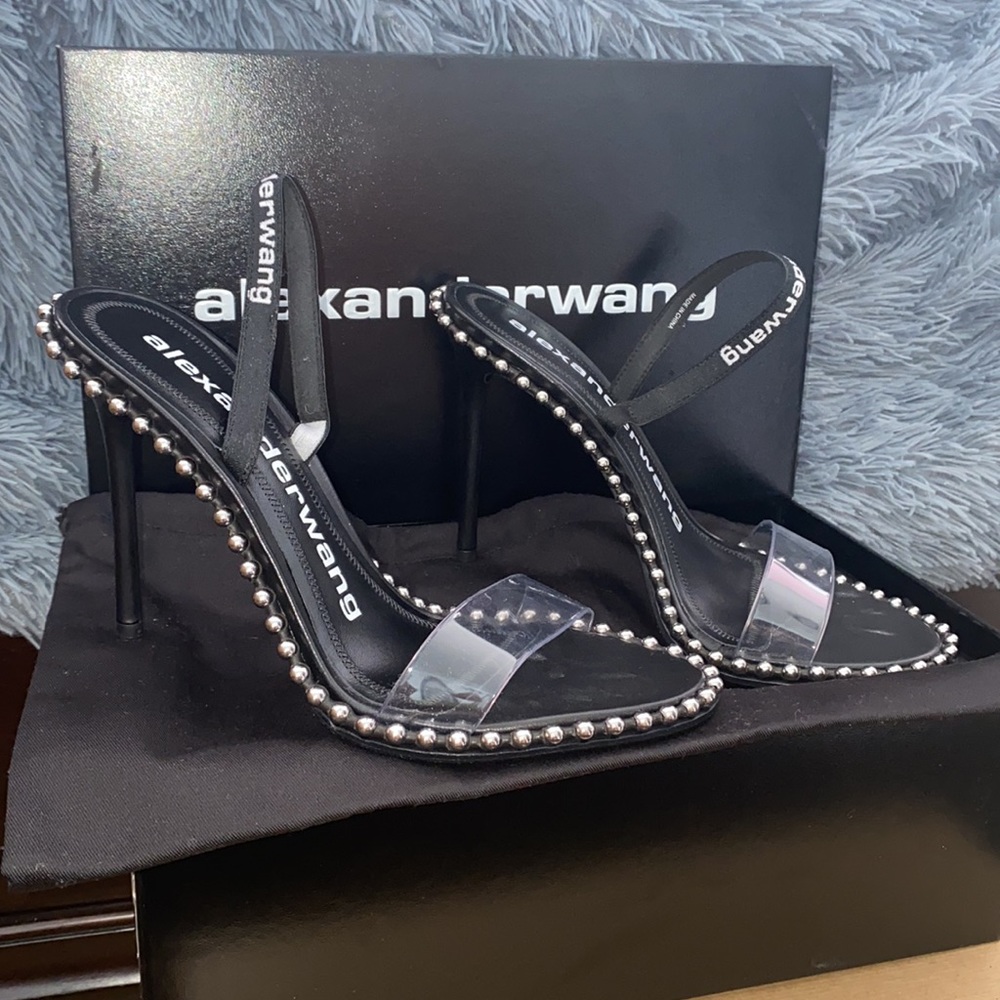 NWT Alexander Wang Nova Studded Slingback Sandals